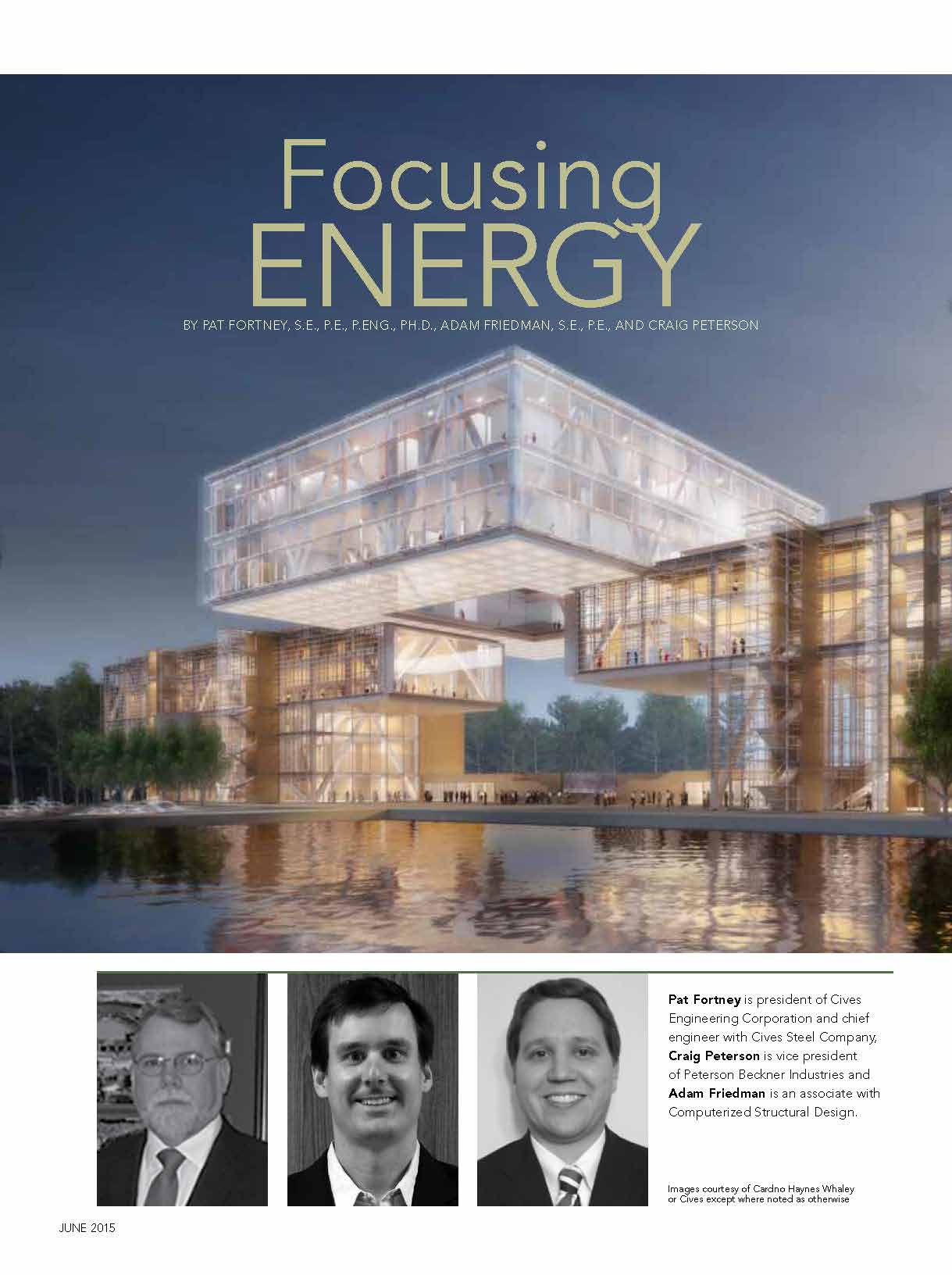 Modern Steel Construction - Focusing Energy | CSD Structural Engineers
