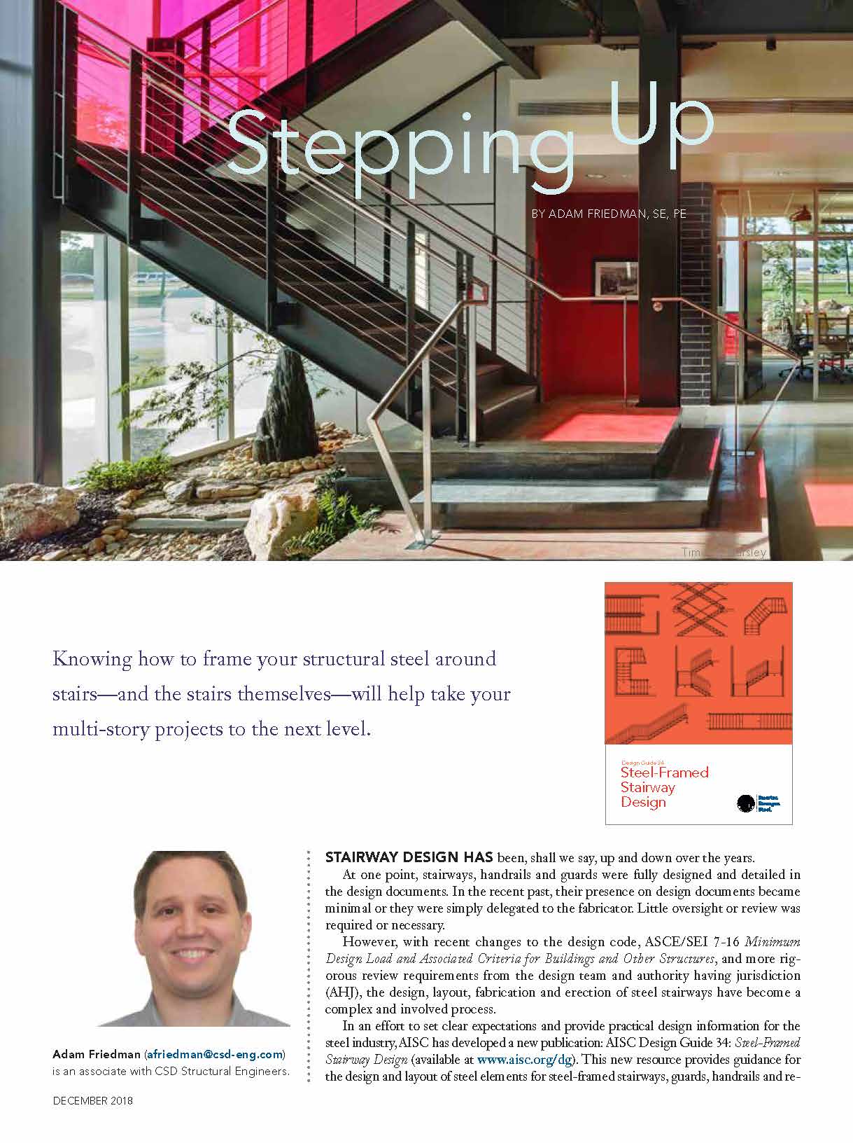 Stepping Up | CSD Structural Engineers