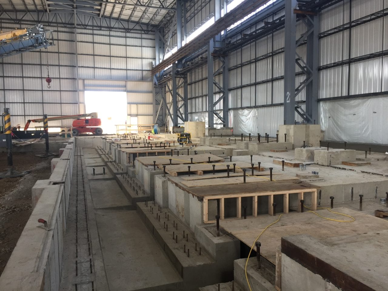 Steel Dynamics Rebar Mill Foundations CSD Structural Engineers