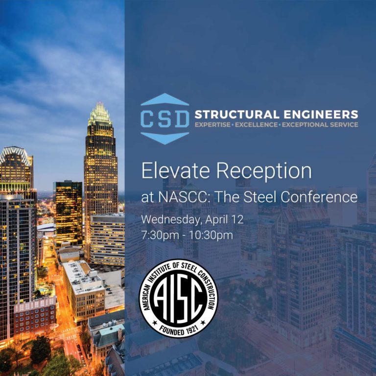 CSD is an Elevate sponsor of NASCC: The Steel Conference