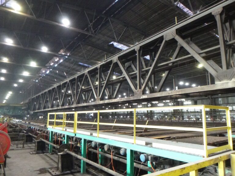 Nucor Yamato 270ft Truss Inspection