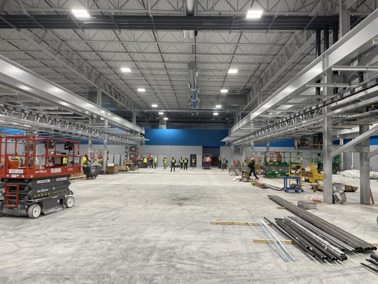 Interior view of the Summit Packaging Systems Expansion in Racine, Wisconsin