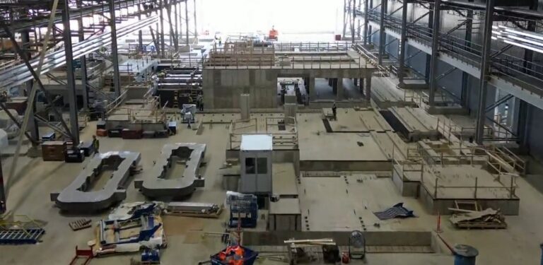 Construction of Aluminum Dynamics Equipment Foundations