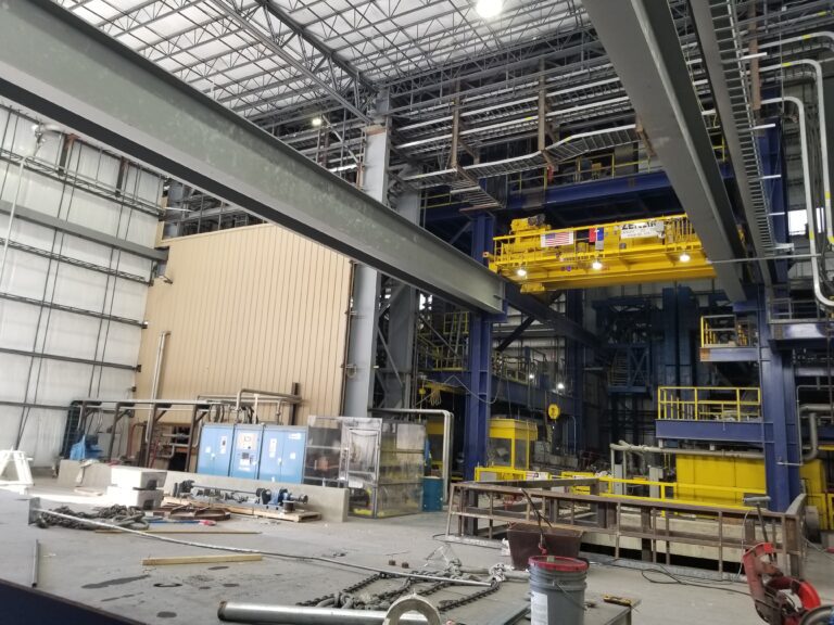 Construction of the Galvanizing Pot at Steel Dynamics in Columbus, MS