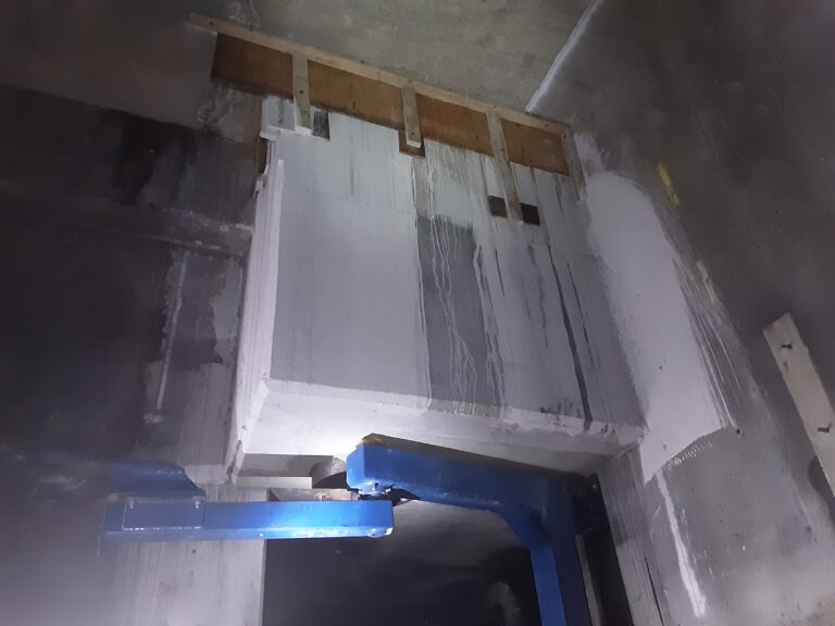 Replacement of an existing pinion stand equipment within an existing facility.